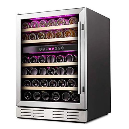 Laminated steel product for building material - wine cooler panel
