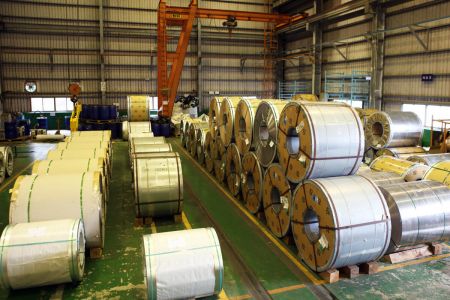 Lienchy Laminated Metal-Steel Roll Raw Material Stock Area