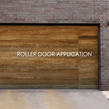 Garage Door - Using laminated metal decorative roll door can create aesthetics and durability