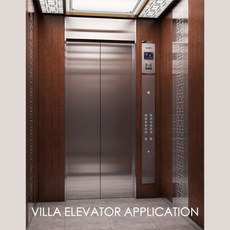 Elevator - Using laminated metal to decorate the elevator door panel can create the aesthetics and durability