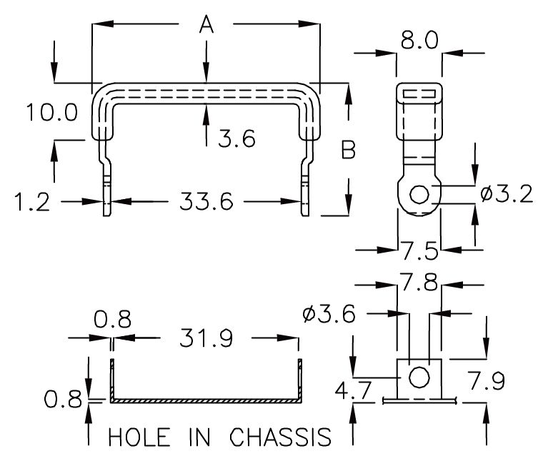 Handle Plastic LED Hardware Manufacturer PINGOOD