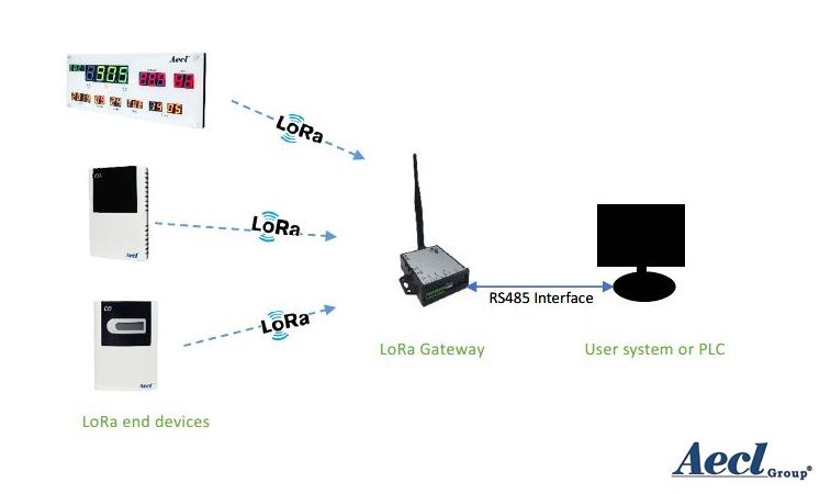 Private LoRa Network-LoRa Modbus RTU connection