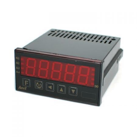 5 Medidor de flujo de entrada de pulso de microproceso digital (LED de 0,8") - Totalizador de cinco pulsos digitales