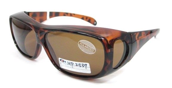 Demi frame with brown TAC Polarized lens