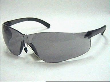 Classic safety glasses design for user to wear to protect