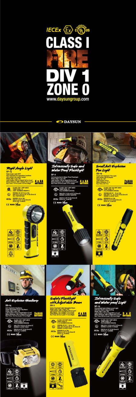 Intrinsically Safe flashlight Catalog