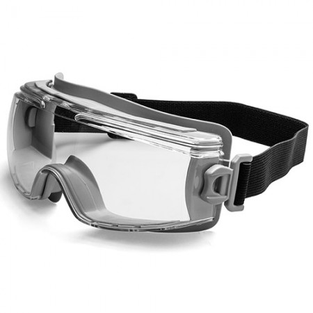 Gafas de seguridad - Diseño de marco de goma de doble inyección.