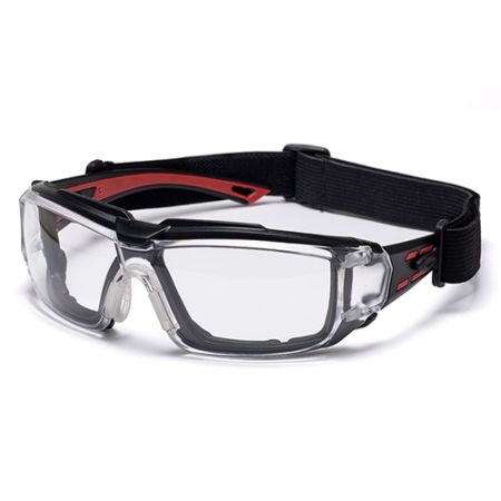 Óculos de segurança - Estilo fino com gesket
<br />(Made in China)