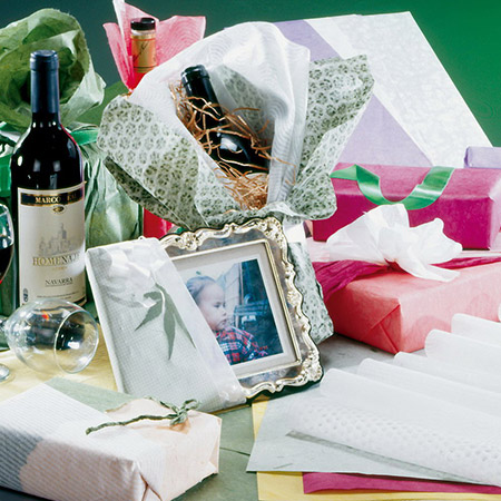 Papier d'emballage pour cadeaux, fleurs et artisanat