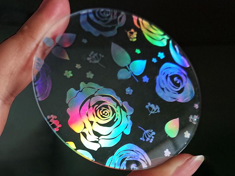 Holographic Foil - Holographic makes products look more unique.