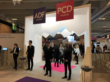 2018年パリでのADF＆PCD展示会。