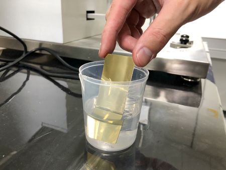 Alcohol Test: Soaked in alcoholic solution and the color stays unchanged.