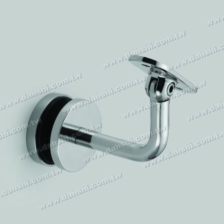 Braket SS untuk Sudut Kaca Dapat Disesuaikan | Railing Metal dan Aksesoris  Untuk Pipa