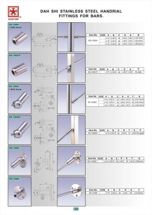 Dah Shi exquisite Stainless Steel Accessories of Handrails / Balustrades / Metal Building Materials. - Guardrail pipe assembly, call Dah Shi to save your trouble in the construction quality.