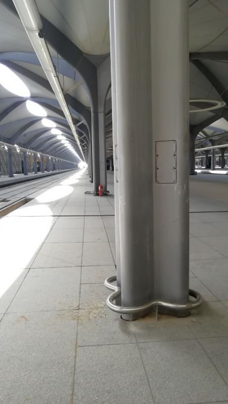 Picture Gallery of Stainless Steel Balustrade Installations at Haramain High Speed Rail Makkah Station