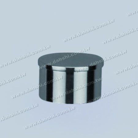 S.S. Round Tube Flat Top End Cap - Stainless Steel Round Tube Flat Top End Cap