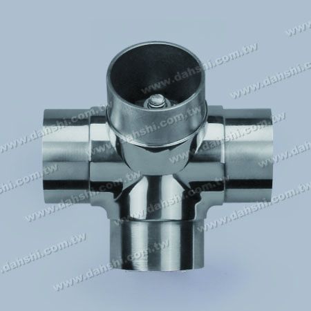 S.S. Round Tube Internal 135° Connector 4 Way Out - Stainless Steel Round Tube Internal 135degree Connector 4 Way Out