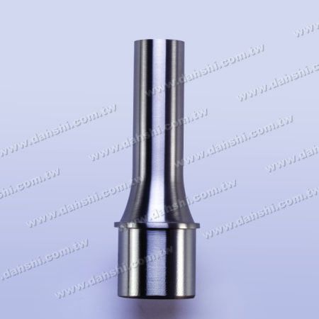 S.S. Round Tube Perp. Post Conn. Reducer Tapered - Stainless Steel Round Tube Handrail Perpendicular Post Connector Reducer Tapered