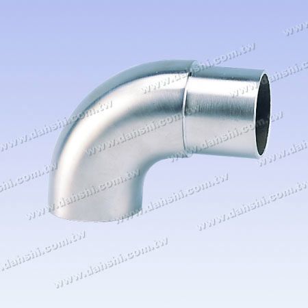 S.S. Round Tube 90° Elbow Handrail End Flat Top - Stainless Steel Round Tube 90degree Elbow Handrail End Flat Top
