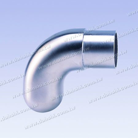 S.S. Round Tube 90° Elbow Handrail End Dome Top - Stainless Steel Round Tube 90degree Elbow Handrail End Dome Top