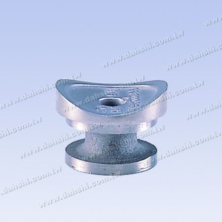 S.S. Round Tube Perp. Post Connector External Cap - Stainless Steel Round Tube Handrail Perpendicular Post Connector Through Ring
