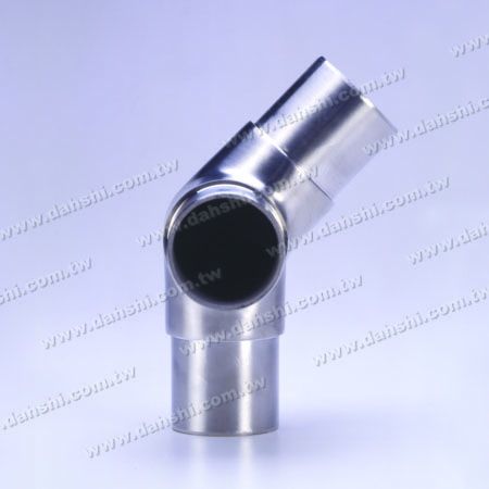 S.S. Round Tube Internal 135° 3 Way Out Connector - Stainless Steel Round Tube Internal 135degree 3 Way Out Connector