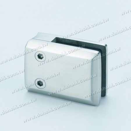 S.S. Glass Clamp Square Shape - Stainless Steel Glass Clamp Square Shape - No Need to Drill Hole on Glass