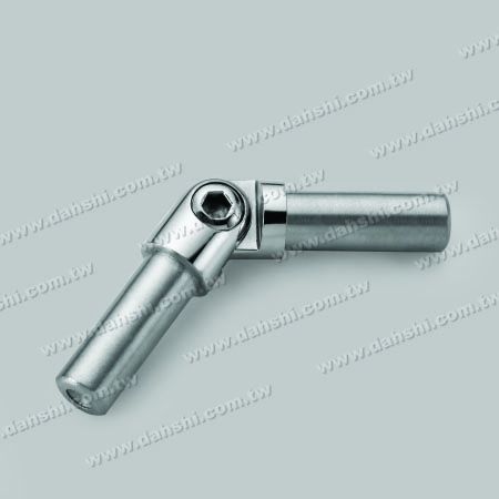 S.S. Round Tube Internal Elbow Conn. Angle Adj. - Stainless Steel Round Tube Internal Elbow Connector Angle Adjustable
