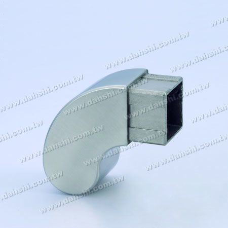 S.S. Square Tube 90degree Elbow Dome Top End Cap