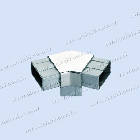 S.S. Rectangle Tube Internal 135° T Conn. Angle Fixed - Stainless Steel Rectangle Tube Internal 135degree T connector Angle Fixed