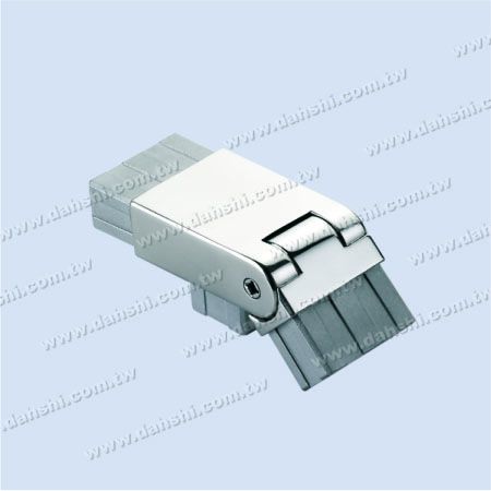 S.S. Rectangle Tube Corner Conn. 3 Way Out Angle Adj. - Stainless Steel Rectangle Tube Internal Stair Corner Connector 3 Way Out Angle Adjustable