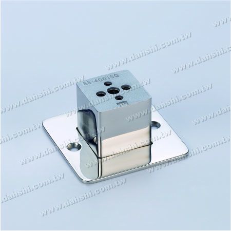 S.S. Square Tube Handrail Support Middle - Stainless Steel Square Tube Handrail Support Middle - Screw Expose