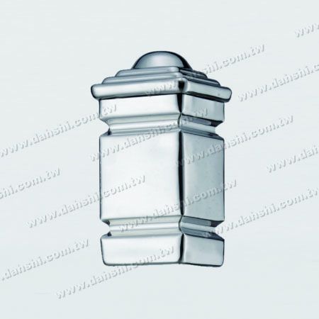 S.S. Square Post Head Plain Surface - Stainless Steel Square Post Head Plain Surface