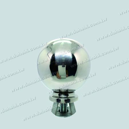 Stainless Steel 3 1/2" Ball with Cover for 2" Pipe - Stainless Steel 3 1/2" Ball with Cover for 2" Pipe
