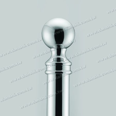 Stainless Steel Ball and Capital for Handrail - Accessories can be applied on connecting hollow ball and round tube – external, put on tube