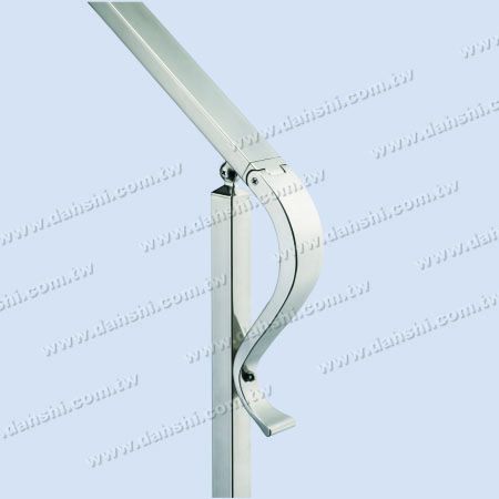 Stainless Steel End-Caps - Stainless Steel Rectangle Tube S Shape End Cap