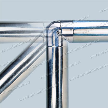 90 degree - Adjustable - Stainless Steel Round Tube Internal Elbow Angle Adjustable
