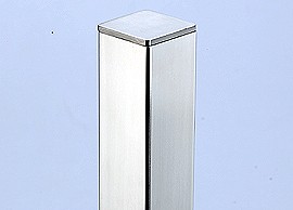 Stainless Steel End-Cap for Square Pipe