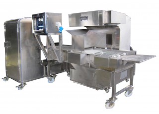 Máquina automática de pulverización y recubrimiento de migas - Máquina automática de pulverización y recubrimiento de migas