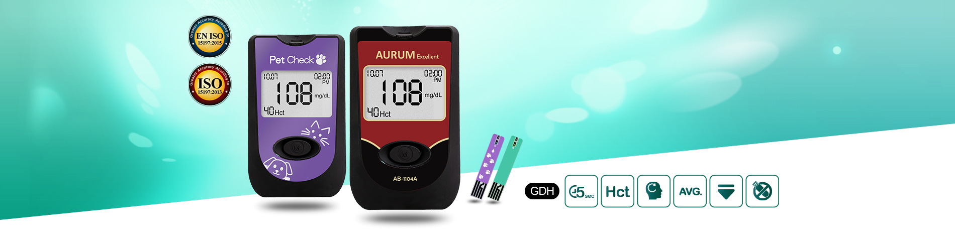 Quick Reaction & High Accuracy Glucometer & Hct Kit