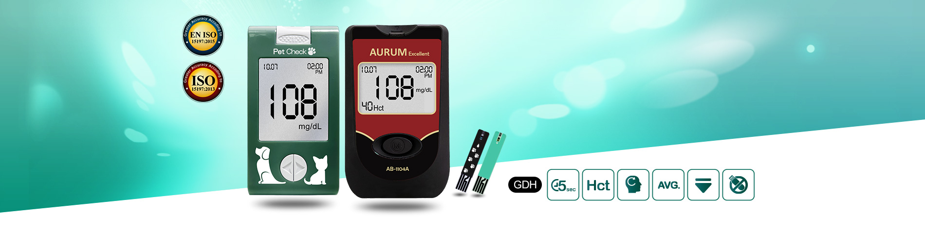 Quick Reaction & High Accuracy Glucometer & Hct Kit