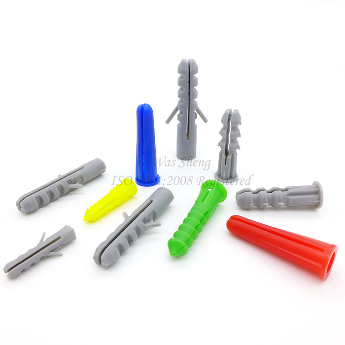 Ribbed / Conical Plastic Wall Anchors