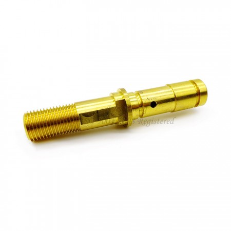 Brass Connector Fittings, Male Connector - Brass tube fittings, couplings with thread types including: NPT, NPTF, BSPT, UNF, and Metric.