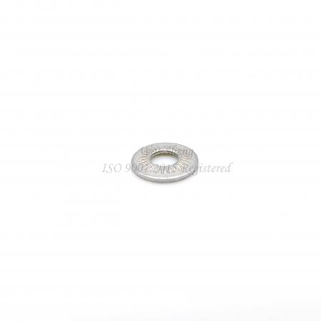 不銹鋼 錐形 (帶齒) 安全華司鎖緊墊圈 - Serrated Safety & Ribbed Conical Disc Lock Washer
