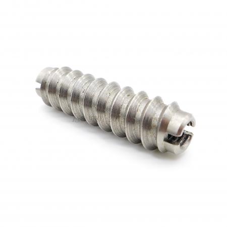 Worm Gear Shaft with Inner Threaded Stainless Steel