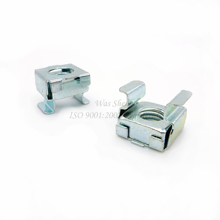 Floating Metric Cage Nuts Steel Zinc Plating Machined Parts