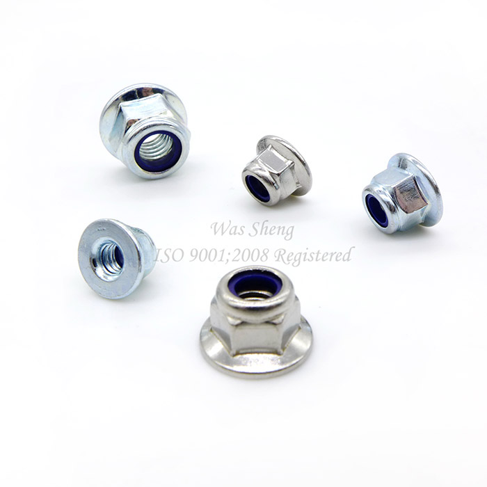 Tuercas Brida Autoblocantes DIN 6926 – Acero Inoxidable A2 Con Dentado Y Anillo De Nylon – Para Fijaciones Antivibración En Chapas, Muebles, Maquinaria