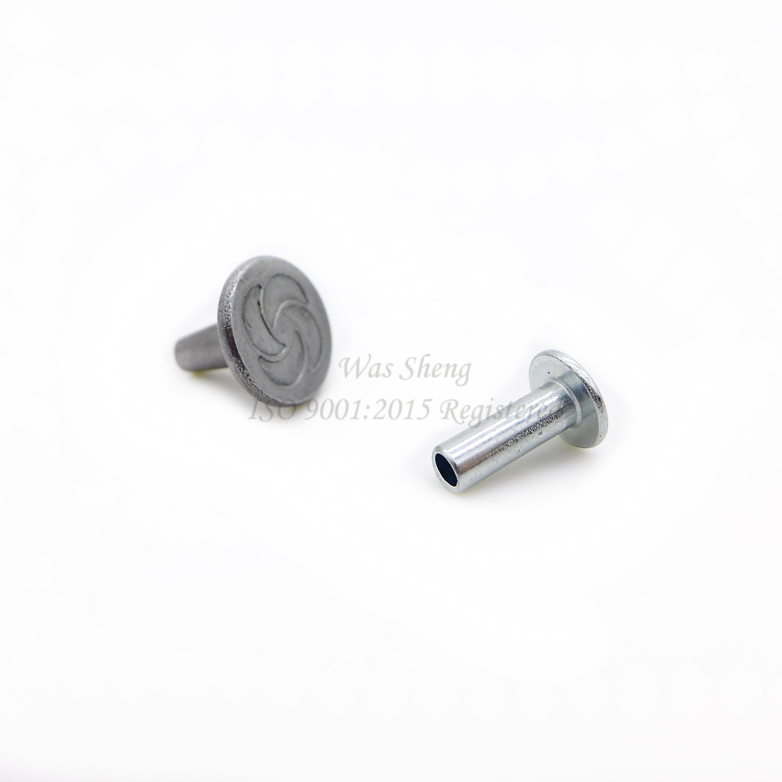 Carbon Steel Button Cutlery Rivets Zinc Plating - Carbon Steel Button ...