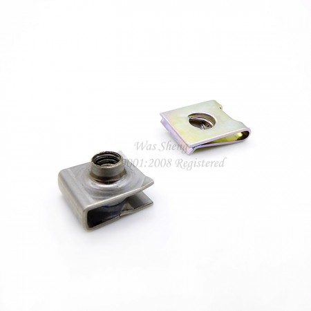 Spring Steel Captive U-Type Retaining Nuts | Brass & Steel Metal ...