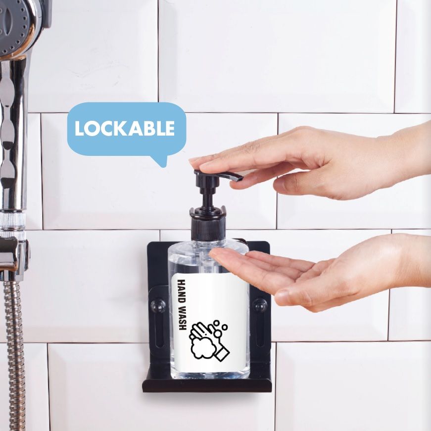Wall Mounted Hand Wash Bottle Holder